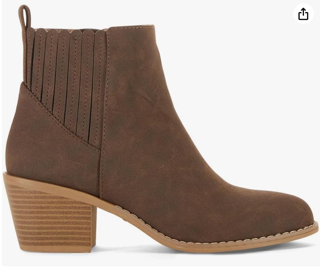 Draper James Ladies Ankle Boot Brown  Retail-53.99