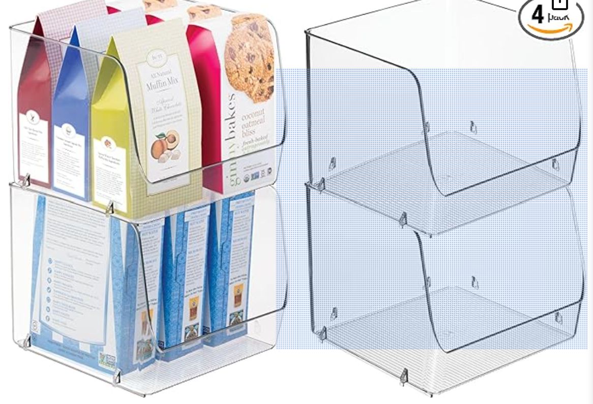 Idesign Stackable Storage Bins Retail 46.99