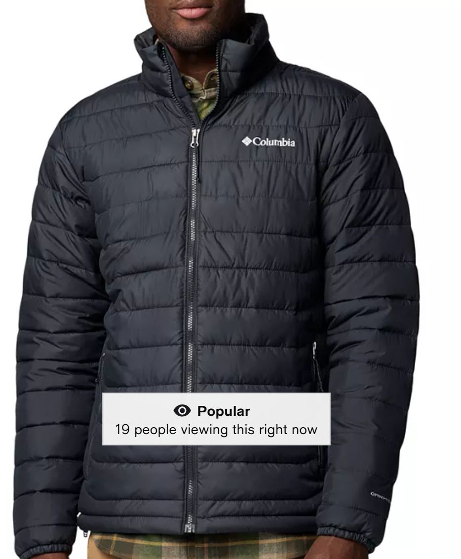 Columbia Sportswear Men&#39;s Puffy Jacket  Retail-72.00