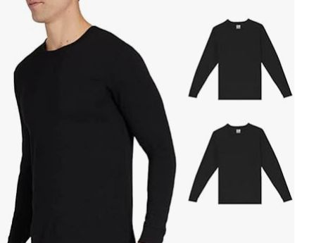 32 Degrees heat Men&#39;s Long Sleeve Crew Neck  Retail-18.50