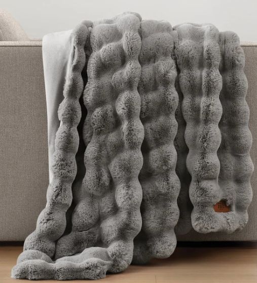 FRYE Luxe Faux Fur Throw - Retail $39.99