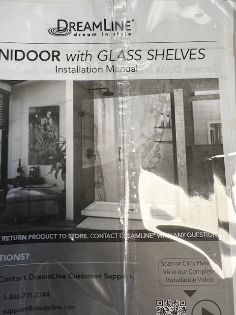 DreamLine Glass shower Door