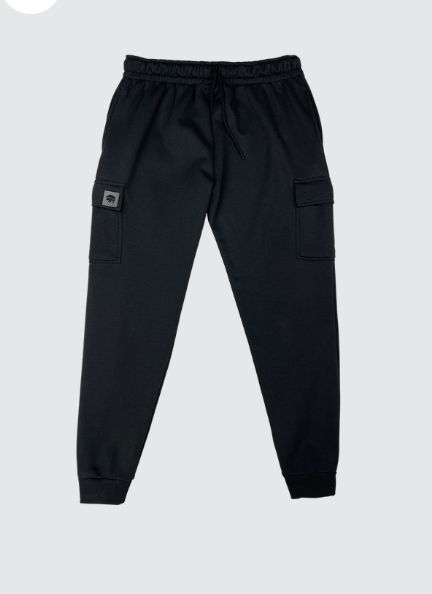 Buffalo Workwear Men&#39;s Fleece Cargo Joggers, Retail $39.99, COLOR: Black, Size: M