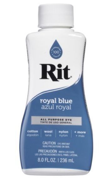 Rit Liquid Fabric Dye - Retail $7.99, COLOR: Royal Blue