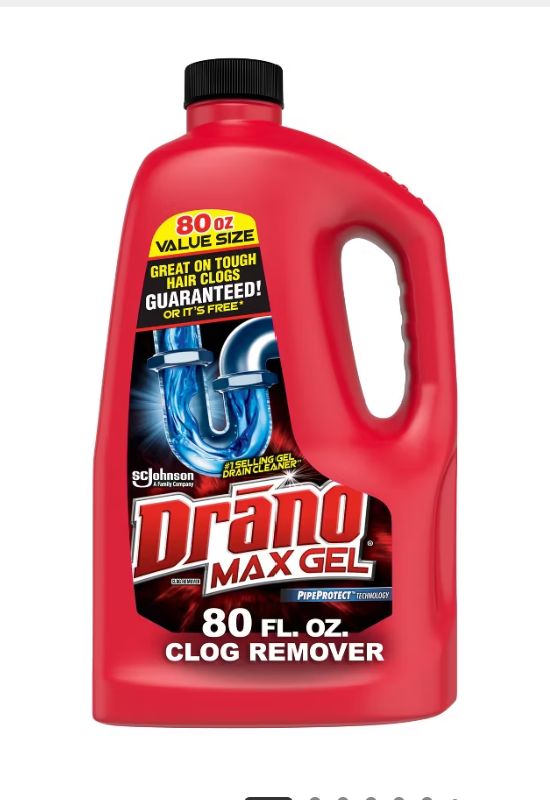 Drano Max Gel 80.oz   Retail 9.69