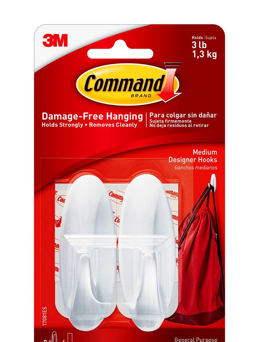Command Hooks 2 pk  Retail 3.16