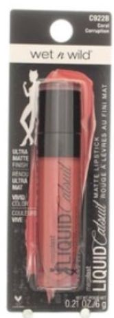 Wet N Wild 8757070 0.21 Oz MegaLast Catsuit Liquid Matte Lipstick, Coral Corruption - Retail $3.99, COLOR: Coral Corruption