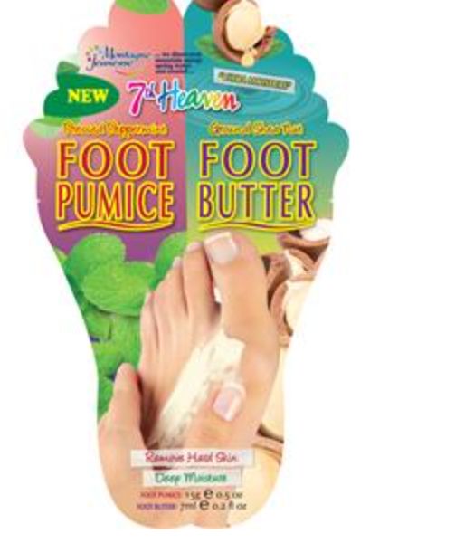 7Th Heaven Foot Pumice and Foot Butter-Retail-$2.50