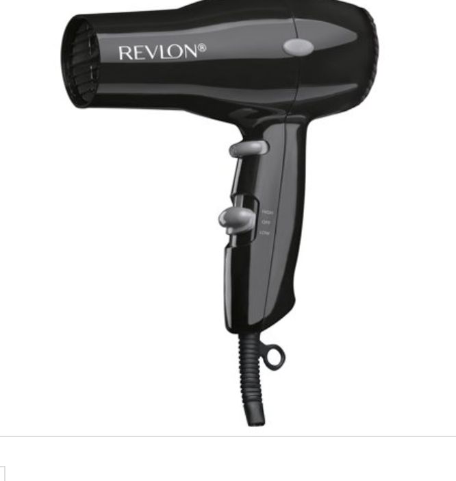 Revlon Rvdr5034 Black Turbo Dryer 2 Heat 2 Speed-Retail $10.99
