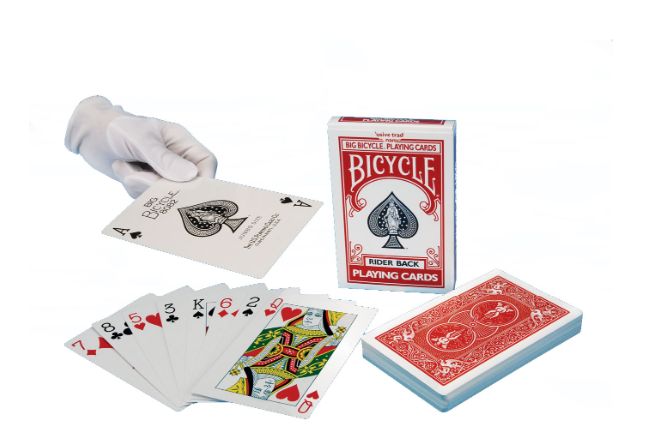 Bicycle Magician Bicycle Poker Playing Large 7&quot;x4&quot; Jumbo Card Deck - Retail $8.49