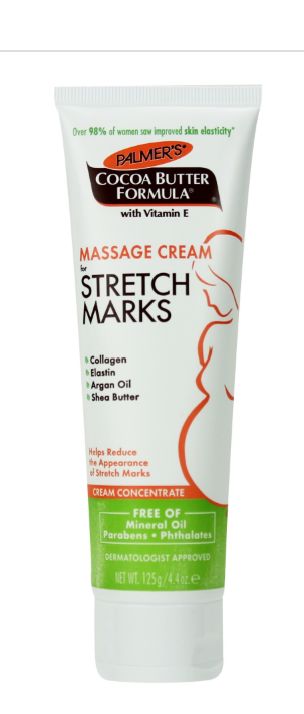 Palmer&#39;s, Cocoa Butter Formula with Vitamin E, Massage Cream for Stretch Marks, 4.4 Oz-Retail-$ 7.00