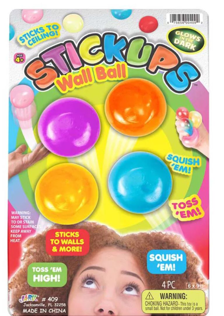 Ja Ru Stickups Wall Balls-Retail-$ 3.92