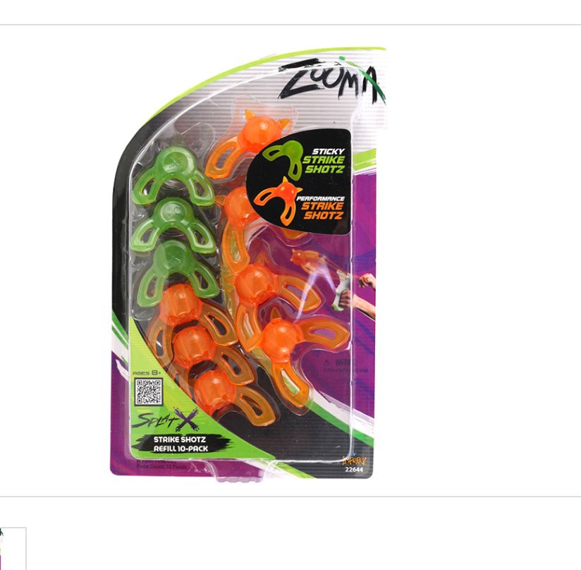 Zooma Sports Splat X Ammo Refill, 10-Pk-Retail- $ 5.50