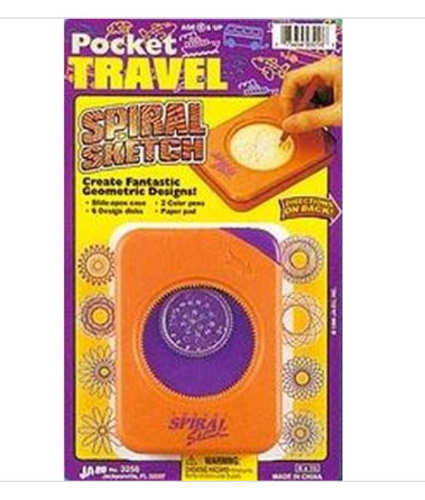 Spiral Sketch Pocket Travel-Retail- $ 2.99