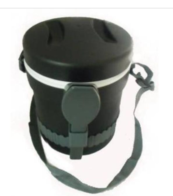 Bene Casa 2.5 Liter 3 Compartment Food Thermo with Adjustable Strap=Retail-$ 21.80