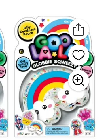 Ja-Ru Goo La La Globbie Squeezy Fidget Toy-Retail-$ 5.69