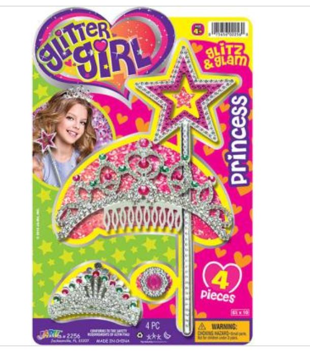 Ja-Ru Jaru Gg Princess Set 1 Ea Multi-Colored-Retail-$ 8.00