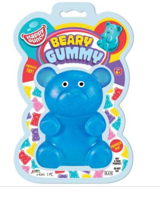 JA-RU Jumbo Squishy Gummy Bear Squeeze Stretchy Stress Relief &amp; Sensory Toy -Retail-9.99