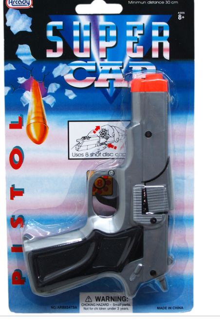 The 7&quot; Super Silver Cap Gun-Retail-3.99