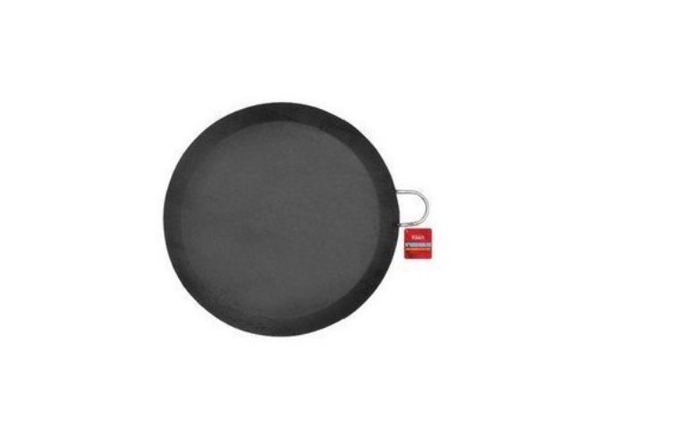 Bene Casa 12-inch with Single Handle Metal Handle Non-stick Flat-bottomed Pan Black Round Pan-Retail-$ 25.65
