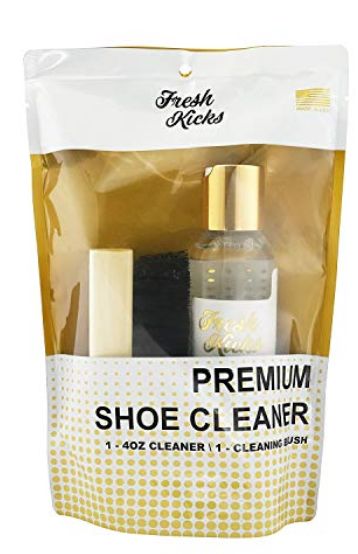 Fresh Kicks Shoe Cleaner Kit - Fabric Cleaner for Leather Whites Canvas Sneakers and More! - Retail $15.99