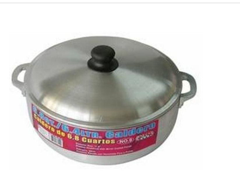 Bene Casa Aluminum Caldero 3.6 Qt Silver-Retail-$ 24.99