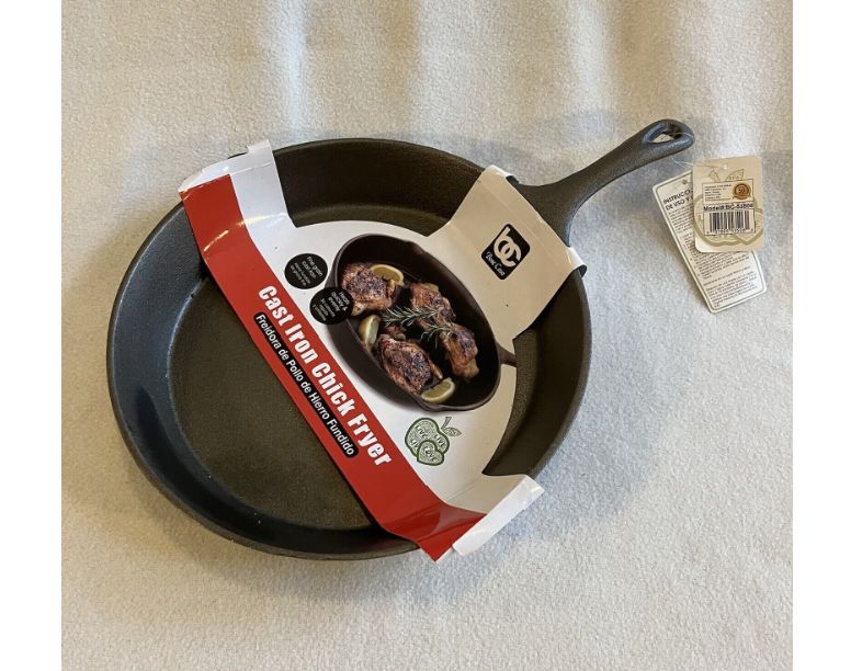 Bene Casa Cast Iron Chick Fryer Skillet Model BC-53506 - 11.5”-Retail-$ 34.98
