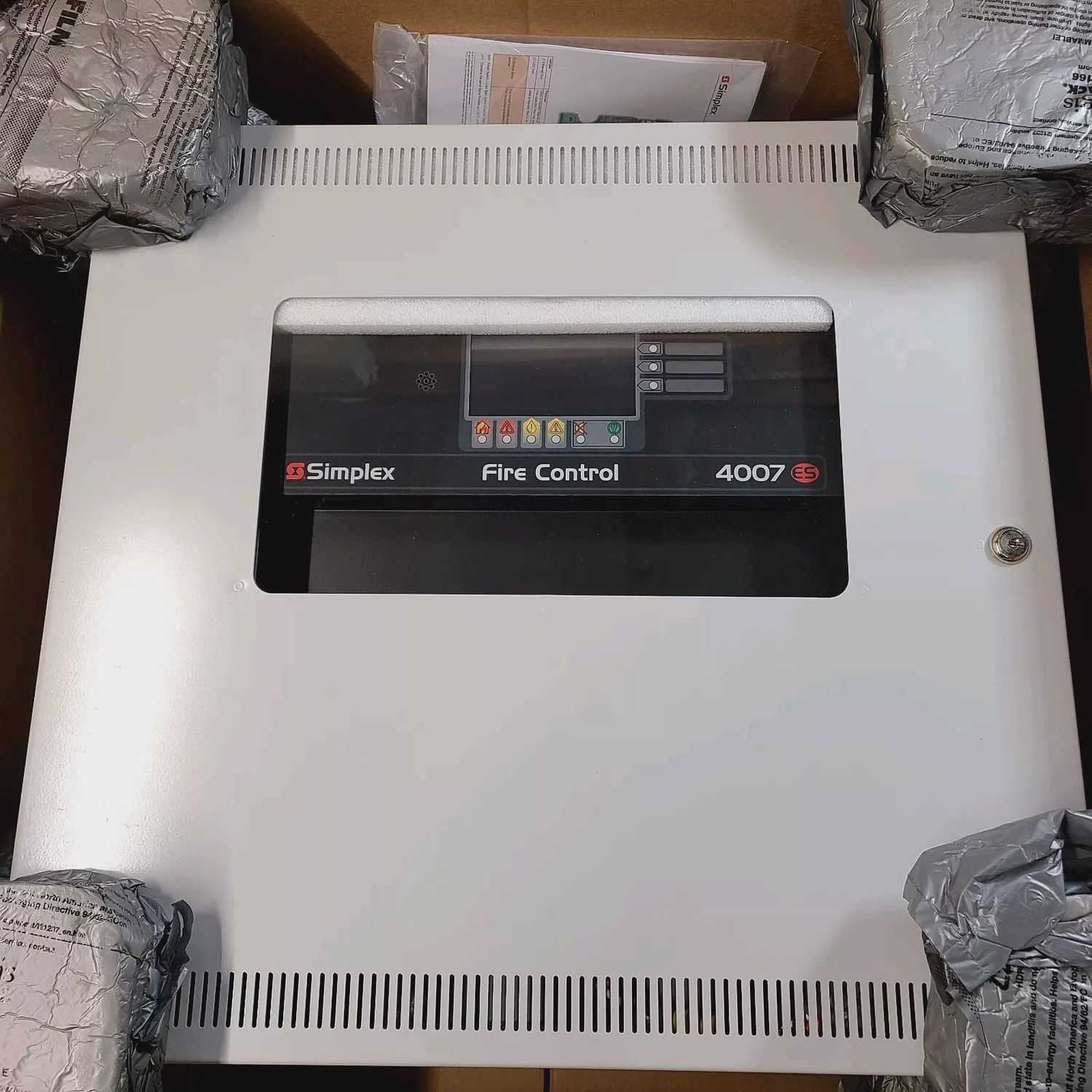 SIMPLEX 4007-9102 4007ES HYBRID PLATINUM FIRE ALARM CONTROL PANEL