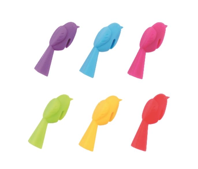 TRUE Chickadee Silicone Wine Charms - Retail $7.98