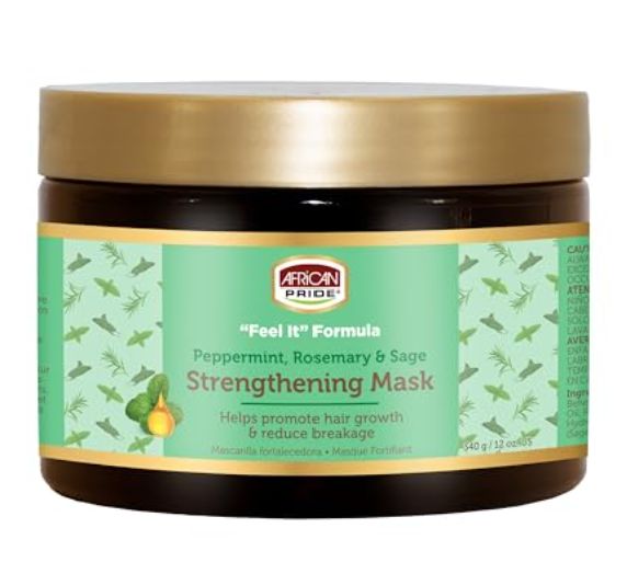 African Pride Feel It Formula- Strengthening Mask All Hair Types Moisturizing - Retail $6.99