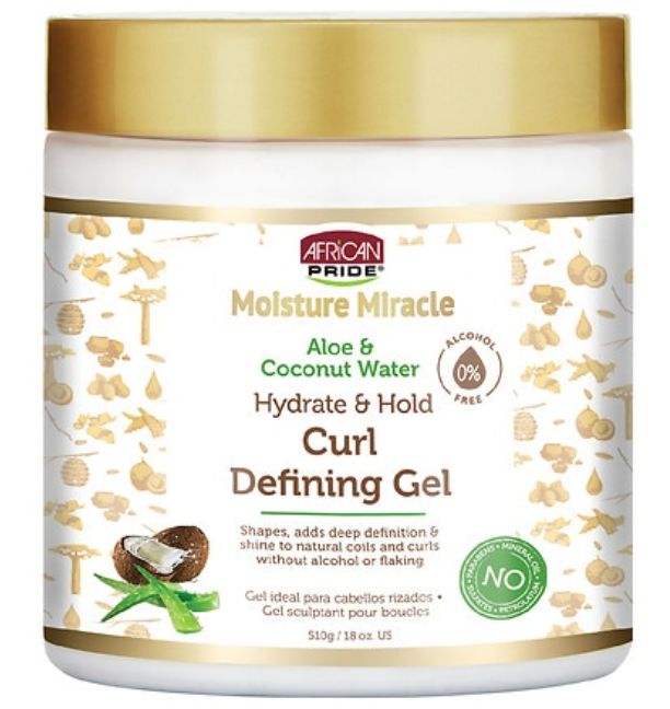 African Pride - Moisture Miracle Curl Defining Gel - Retail $4.99