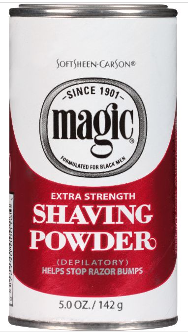SoftSheen-Carson Magic Extra Strength Shaving Powder Razorless Shaving for Textured Beards 5 Oz - Retail $3.79
