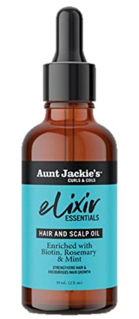 Aunt Jackie&#39;s Elixir Biotin &amp; Rosemary Hair &amp; Scalp Oil, 2 OZ - Retail $8.99