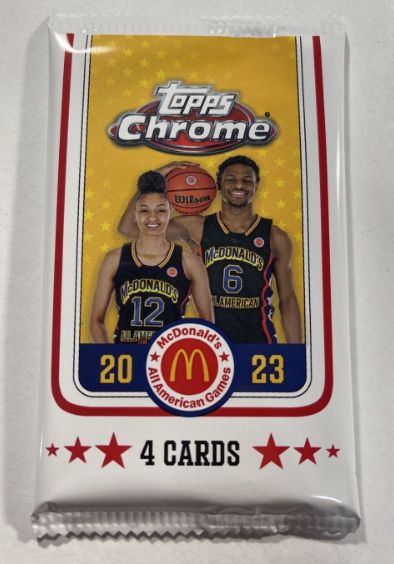 2023 Topps Chrome McDonalds All American Games Basketball Factory Sealed