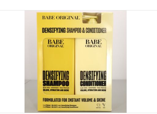 Babe Original Densifying Shampoo &amp; Conditioner 25.36 Oz Each Volume Hydration-Retail-$ 34.99