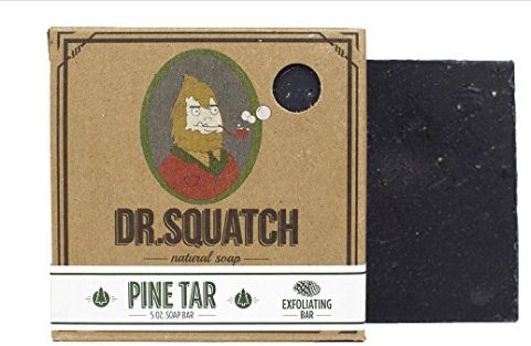 DR. SQUATCH Men&#39;s All Natural Bar Soap - Pine Tar - 5oz-Retail-$ 5.99