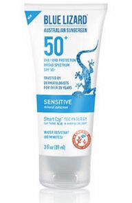 Blue Lizard Sensitive Mineral Sunscreen Lotion, SPF 50+ - 3 Fl Oz-Retail-$ 9.99