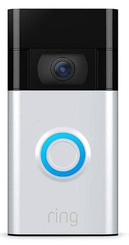 Ring Battery Doorbell with Head-to-Toe HD Video, Live View with Two-Way Talk, and Motion Detection &amp; Alerts - Satin Nickel - Retail $59.99