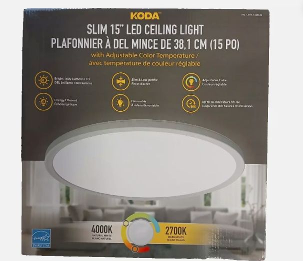 Koda 15&quot; LED Ceiling Fan Light-Retail-$ 32.00