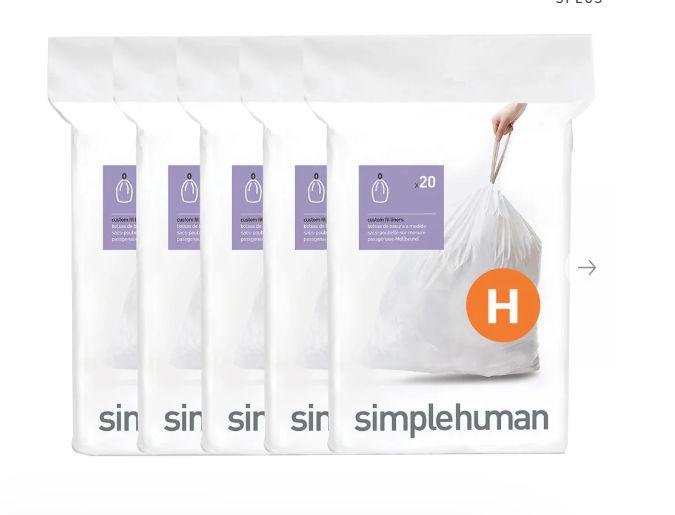 Simple Human Trash Can Liners 8-9 Gal. Retail-$6.00