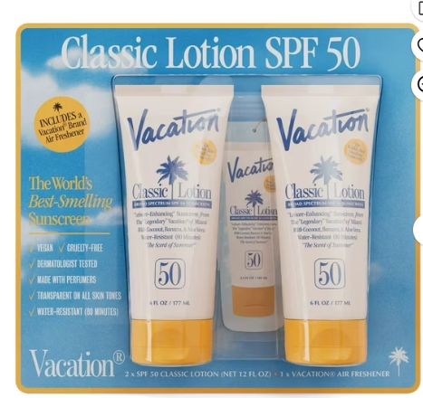 Vacation Classic Lotion SPF 50 2pk.-Retail-34.67