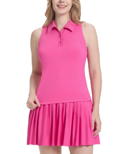 Tretorn Women&#39;s Sleeveless Polo Top, Size: XS, COLOR: Pink