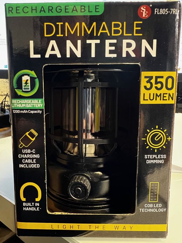 SE Dimmable Lantern - Retail $14.99