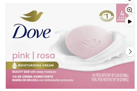 Dove Pink Moisturizing Bar-Retail-$ 2.49