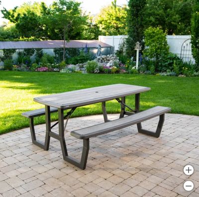 Lifetime Commercial 6 ft Folding Picnic Table - Retail $269.99