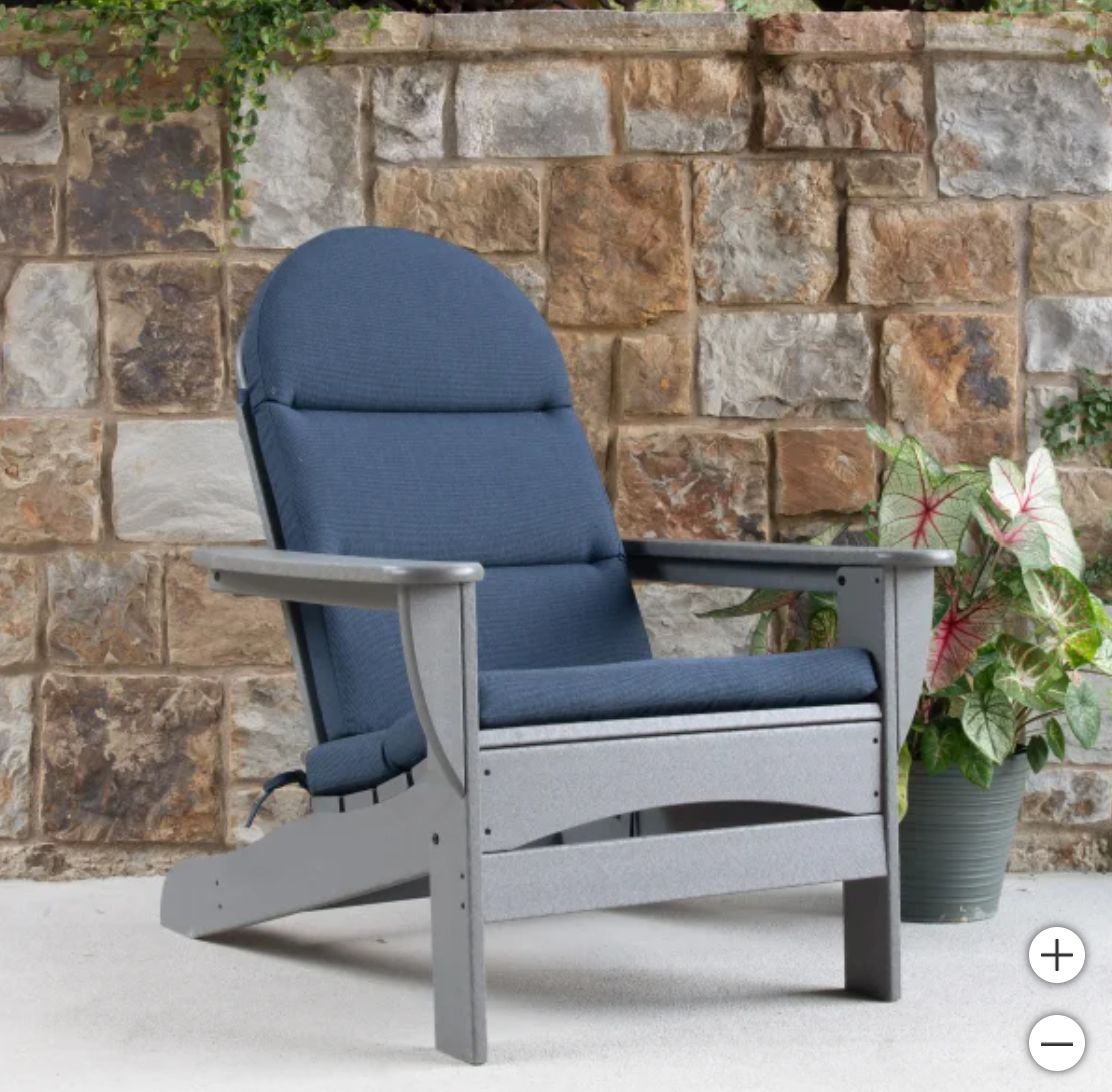 Adirondack Cushion for Polywood Chairs, 2-pack - Retail $124.99, type: Adirondack Cushion for Polywood Chairs