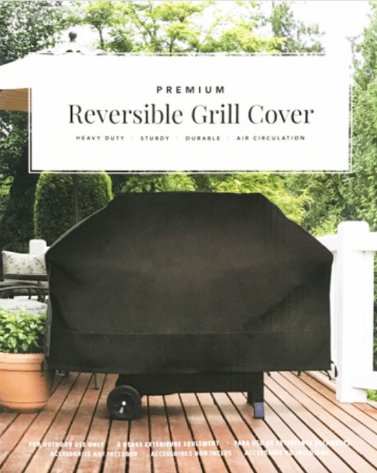 Premium Heavy Duty Reversible Grill Cover - Retail $44.99