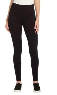 Max &amp; Mia Women&#39;s the High Waist French Terry Legging Pant (US, Alpha, Medium, Regular, Regular, Black)-Retail-$ 12.99