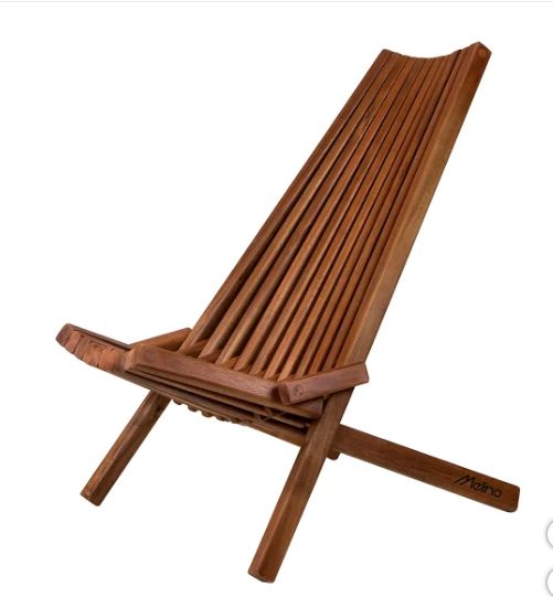 Melino Wooden Folding Chair-A-Retail 79.99
