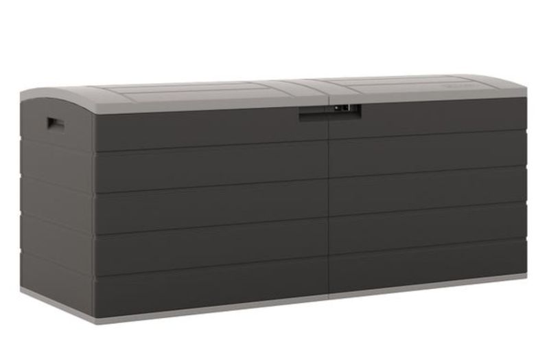 Suncast 120 Gallon Split Lid Extra Large Deck Box - Retail $159.99